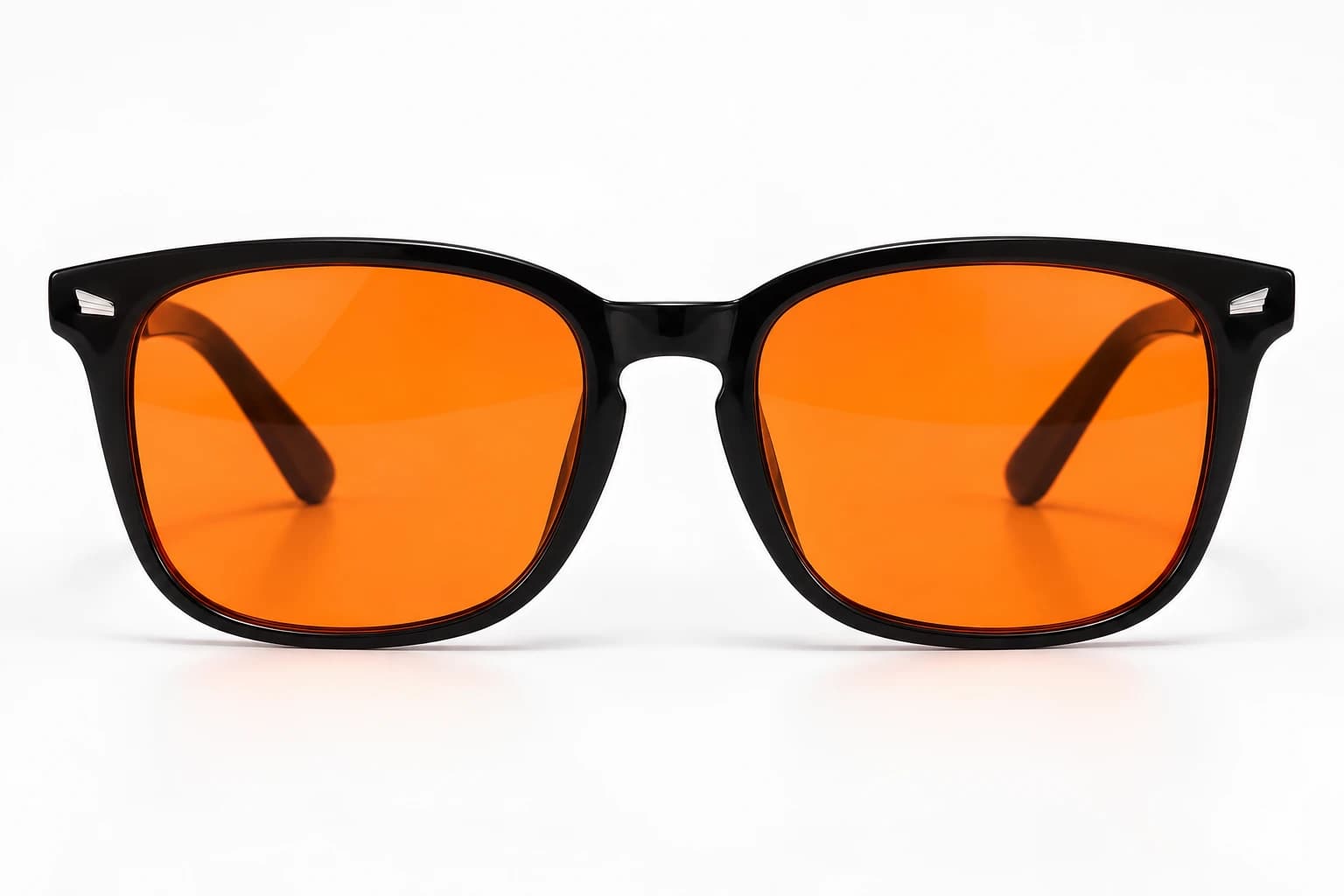 Lentes NOCTE Naranja, vista frontal.